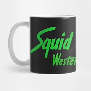 Squid Hunters Western Australia Green Mug